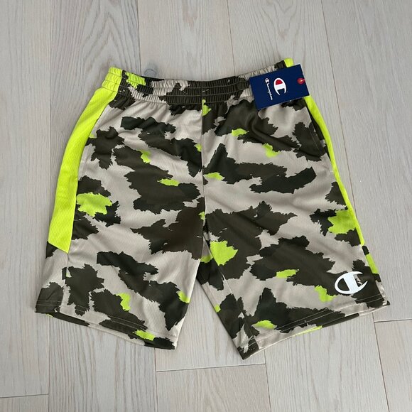 Champion boys camo winter moss shorts size large 14-16 - Picture 1 of 1